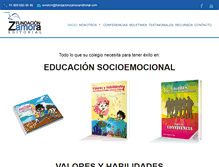 Tablet Screenshot of fundacionzamoraeditorial.com